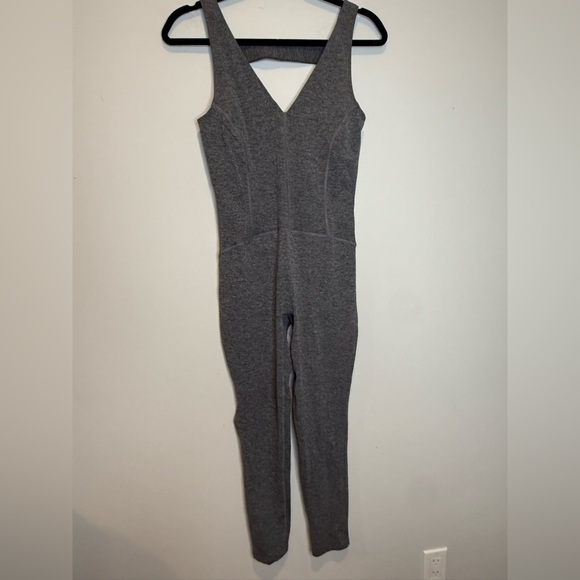 Free People Never Better Gray One Piece Jumpsuit small - Picture 5 of 8